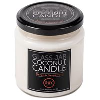 Soylites Coconut Candle - Clear Jar - Neroli, Grapefruit
